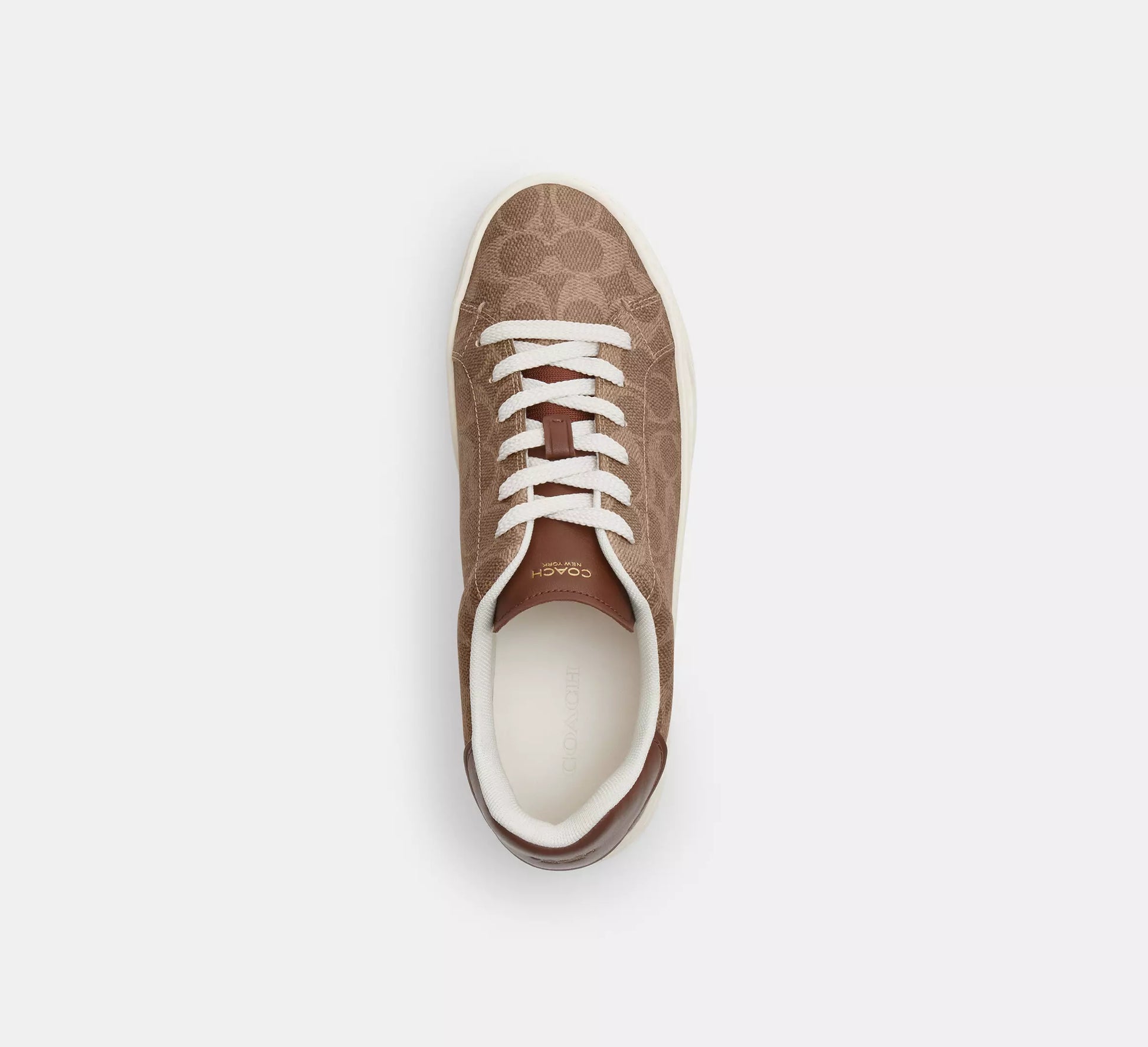 Coach High Line Sneaker In Signature Canvas