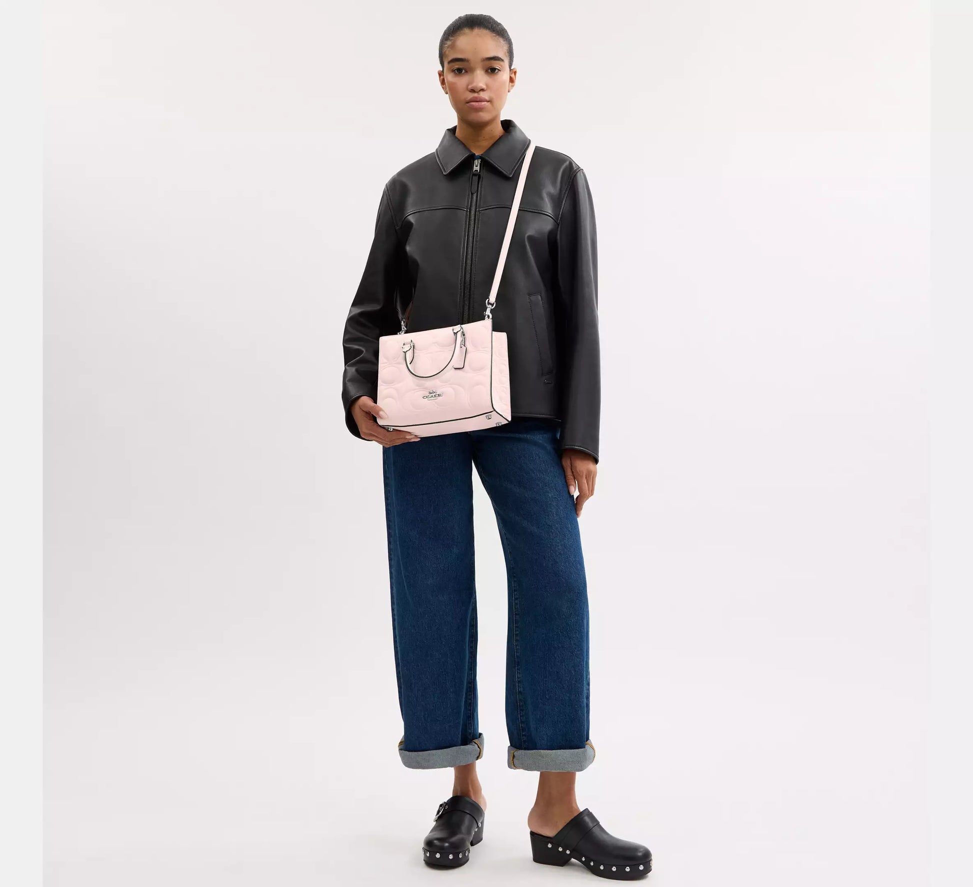 Coach Maggie Small Tote Bag In Signature Leather