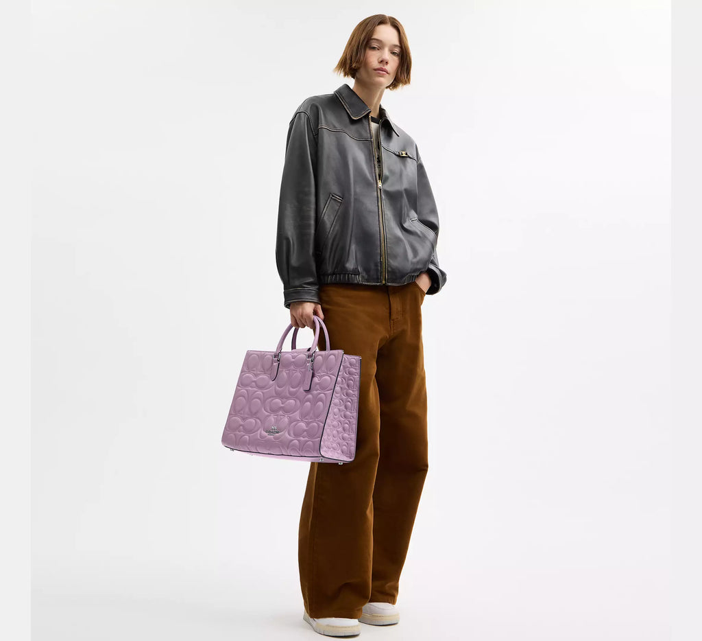 Coach Maggie Tote Bag In Signature Leather