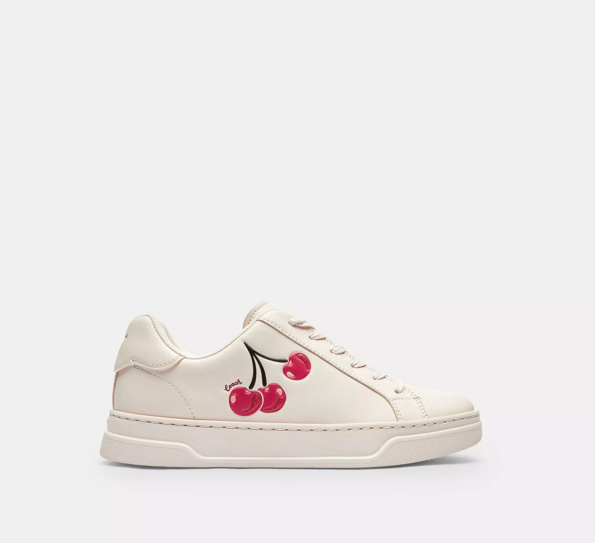 Coach High Line Sneaker With Cherry Print